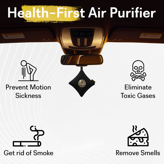 GOODAIR 3.0 Premium Non-electric Car Air Purifier | Super Black