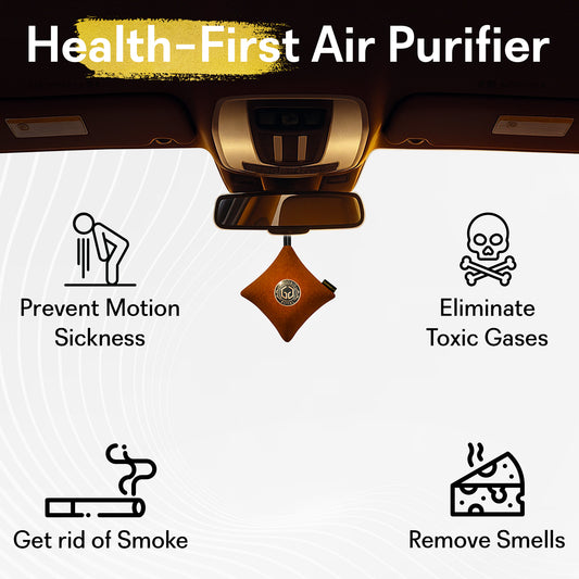 GOODAIR 2.0 Premium Non-electric Car Air Purifier | Romantic Coffee