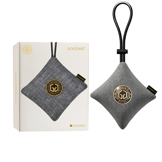 GOODAIR 2.0 Premium Non-electric Car Air Purifier | Elegant Silver