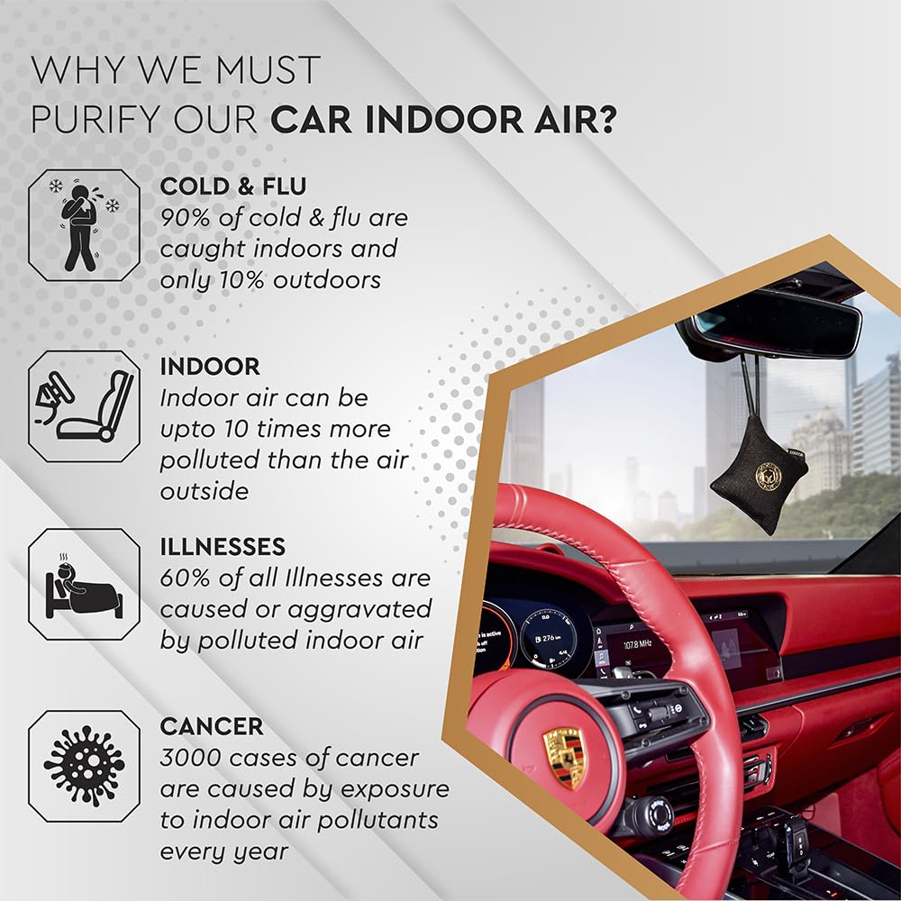 GOODAIR Royal Car Air Purifier | Non-Electric | Forest Green