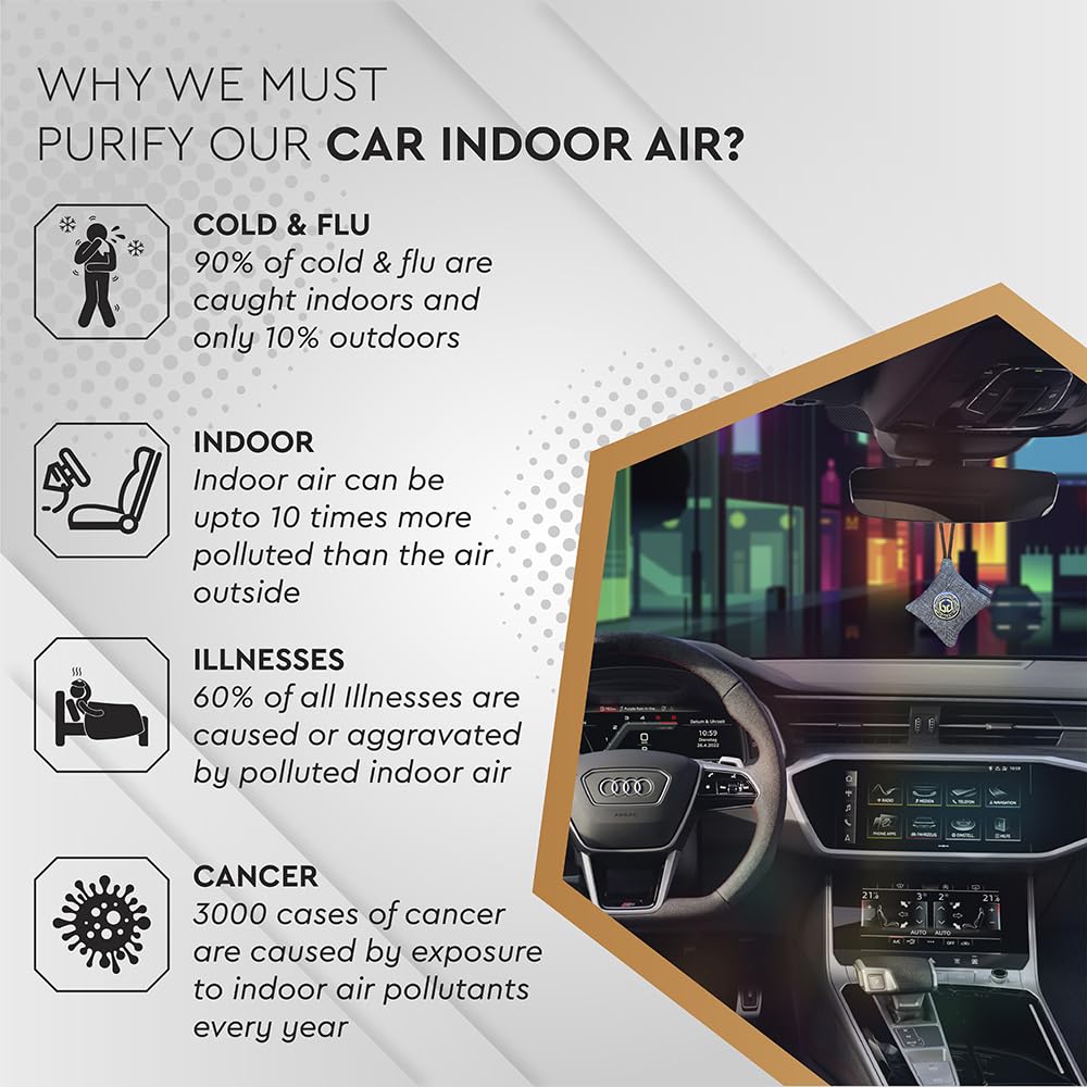 GOODAIR Royal Car Air Purifier | Non-Electric | Forest Green