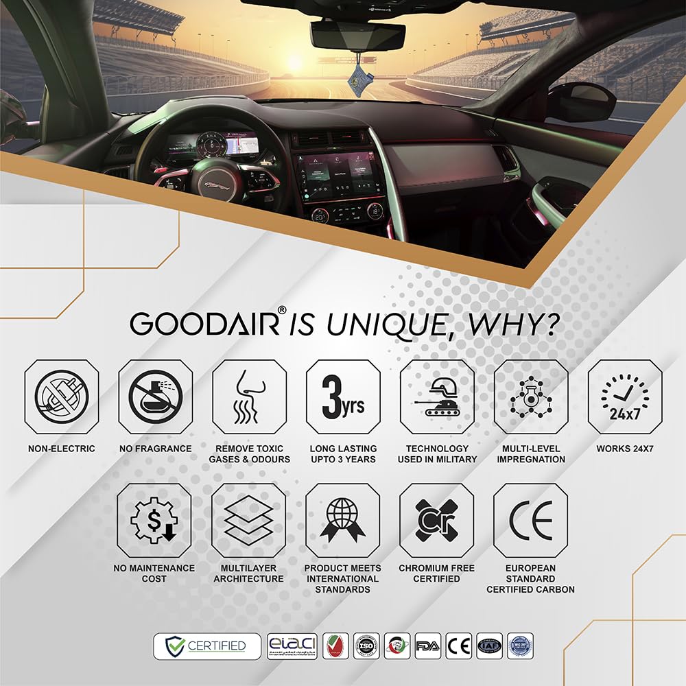 GOODAIR Royal Car Air Purifier | Non-Electric | Forest Green