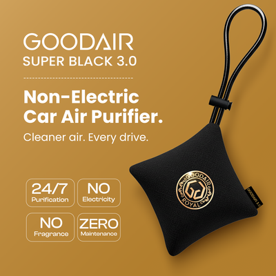 GOODAIR 3.0 Premium Non-electric Car Air Purifier | Super Black