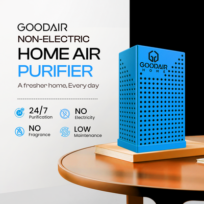 GOODAIR Home Compact | Non-Electric Air Purifier | Skyfall Blue