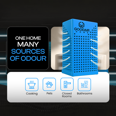 GOODAIR Home Compact | Non-Electric Air Purifier | Skyfall Blue