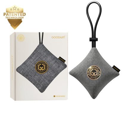 GOODAIR 2.0 Premium Non-electric Car Air Purifier | Elegant Silver