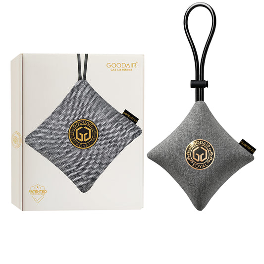 GOODAIR 3.0 Premium Non-electric Car Air Purifier | Elegant Silver