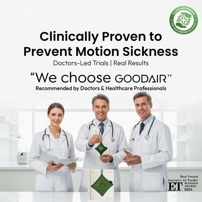 GOODAIR 2.0 Premium Non-electric Car Air Purifier | Forest Green