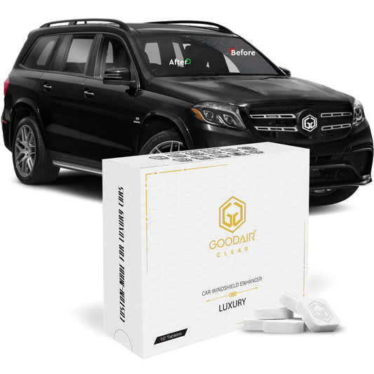 GOODAIR Clear Car Windshield Enhancer | Luxury | 12 Tablets