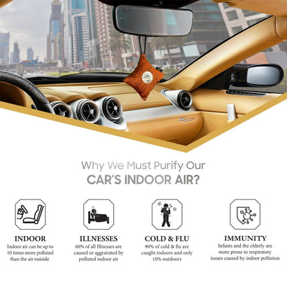 GOODAIR 2.0 Premium Non - electric Car Air Purifier | Romantic Coffee - GOODAIR | India